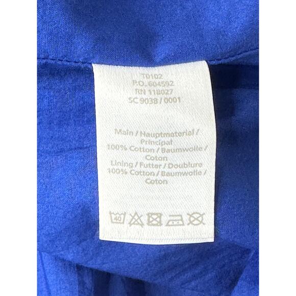 Boden A Line Mini Skirt Blue & White Umbrella Print Twee Kidcore Colorful Size 8 - Picture 5 of 9